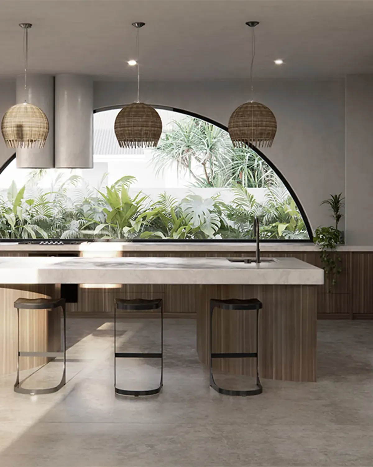 Arch Luxury Display Home Gold Coast Modern Kitchen Design 